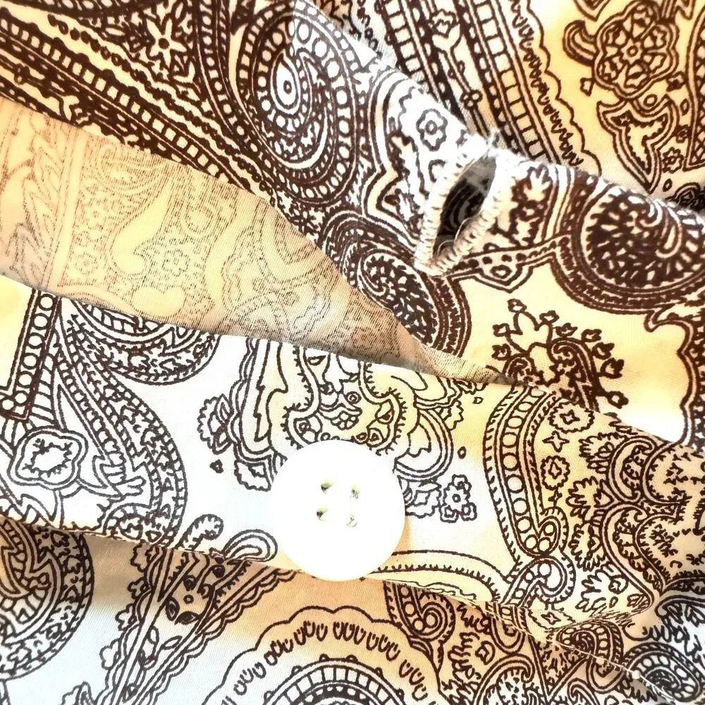 Crate and Barrel Full/Queen Duvet Cover Gray Paisley Reversable 100% Cotton EUC